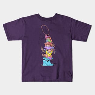 Stacked gnomes Kids T-Shirt